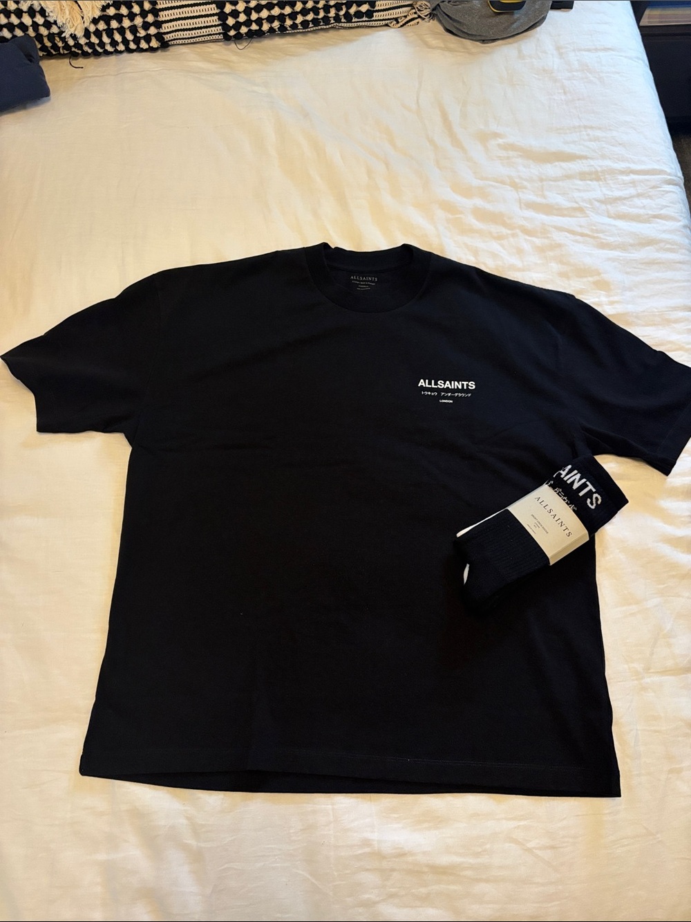 AllSaints Underground Oversized Cotton Tshirt